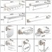 LAONA European style rural white aluminum alloy bathroom fittings  towel bar  toilet paper rack Towel ring - B077D6CRZH